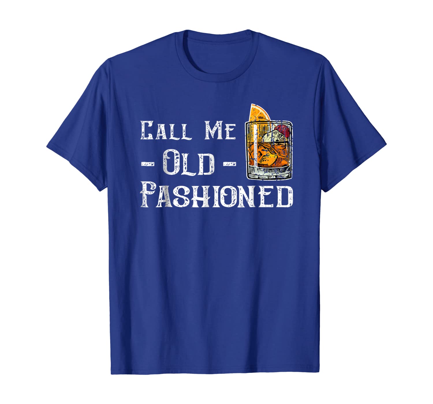 

Call Me Old Fashioned Shirt - Vintage Whiskey Lover Gift, White;black