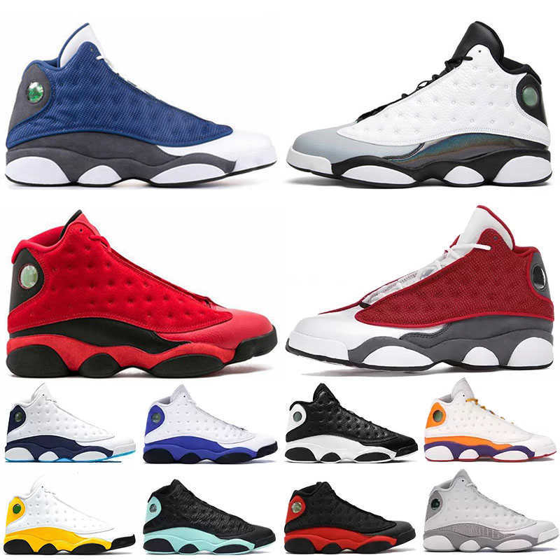 

Men Basketball Shoes 13s University Gold Hyper Royal Red Flint Obsidian Black Cat Court Purple Reverse Atmosphere grey 13 sports mens, 80