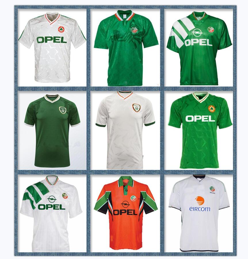 

McGOLDRICK 1990 Retro Ireland Soccer Jerseys 1992 1994 AWAY 1988 COYNE KEANE 90 93 94 classic vintage Irish STAUNTON HOUGHTON NORTHERN shirts
