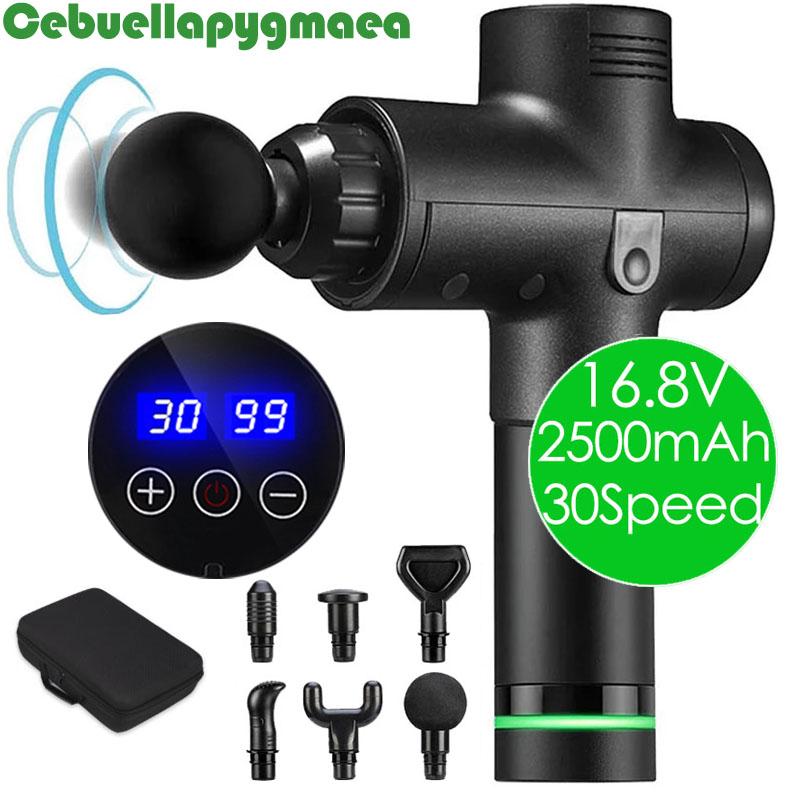 

Massage Gun Electric Exercise Salud Body Fascial Fitness Muscle Massager Message Pro Machine Massagegun Theragun Saude Health A2