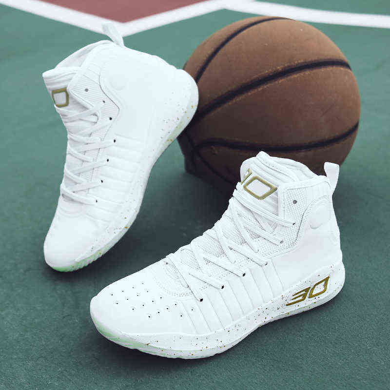 

High Quality Basketball Shoes Men Sneakers Boys Basket Shoes Winter High Top Anti-slip Outdoor Sports Shoes Trainer Women Summer H1125, Grey