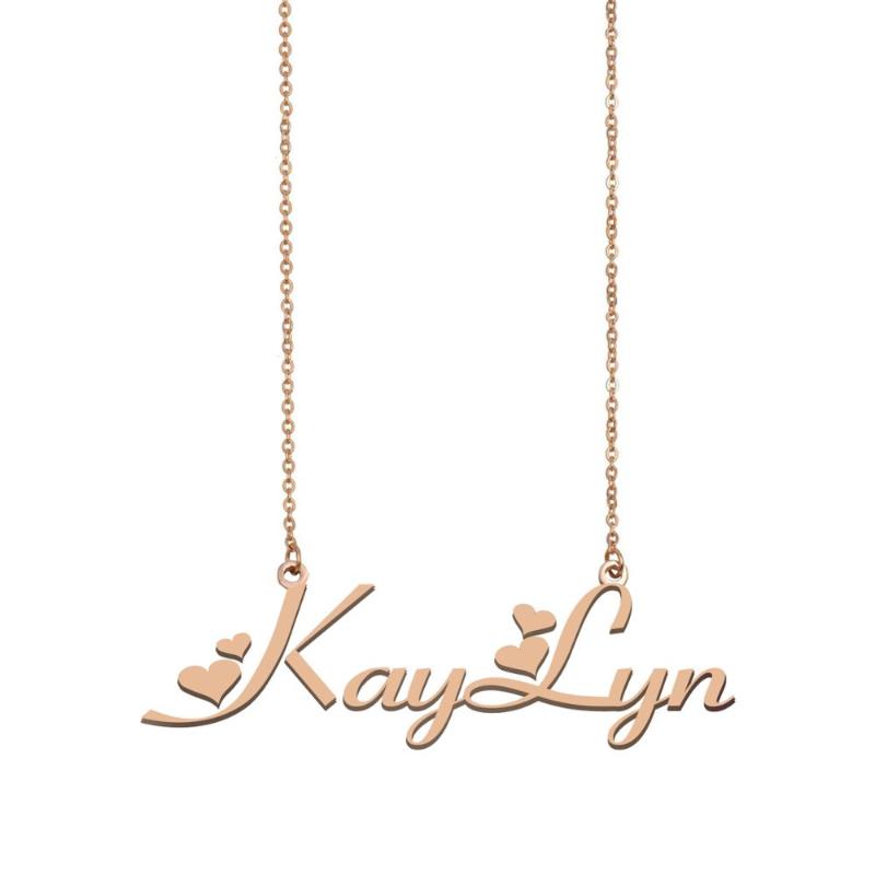 Pendant Necklaces KayLyn Name Necklace , Custom For Women Girls Friends Birthday Wedding Christmas Mother Days Gift-image-709029412