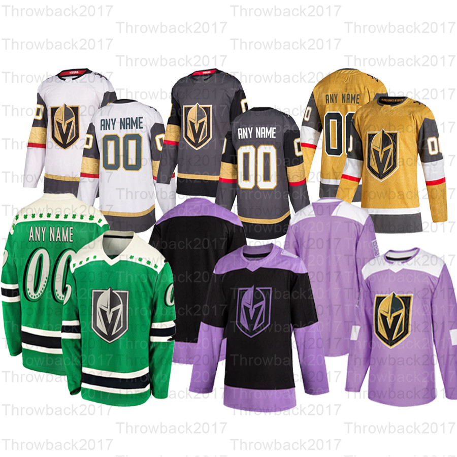 

Custom hockey Jerseys 6 Colin Miller 89 Alex Tuch 19 Reilly Smith 27 Shea Theodore 21 Cody Eakin, Women/black