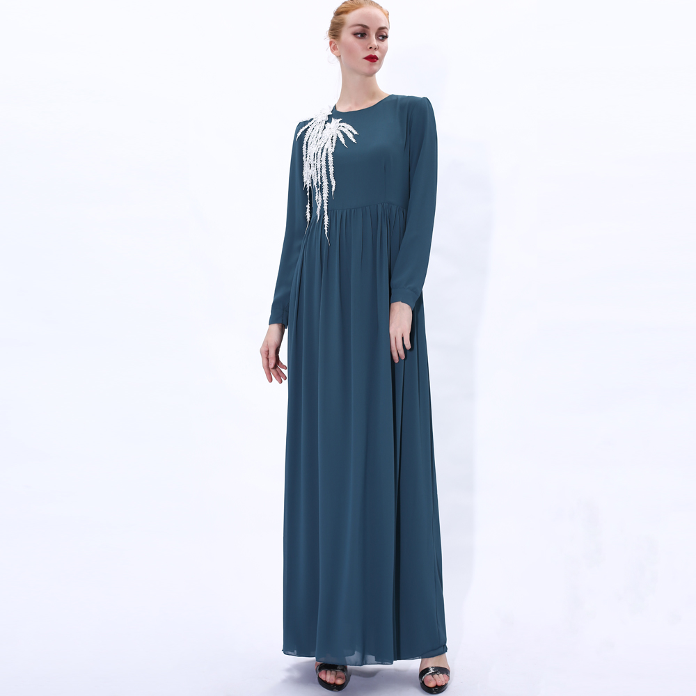 

Kaftan Dubai Eid Mubarak Embroidery Abaya Turkey Muslim Hijab Dress Caftan Islam Clothing Dresses Abayas For Women Robe Vestidos
