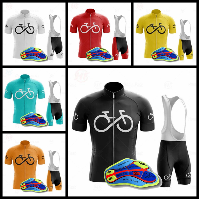 

Team Cycling Short Sleeves jersey bib shorts sets MTB bicycle Ropa Ciclismo Summer clothing Maillot Culotte H051103, 5#