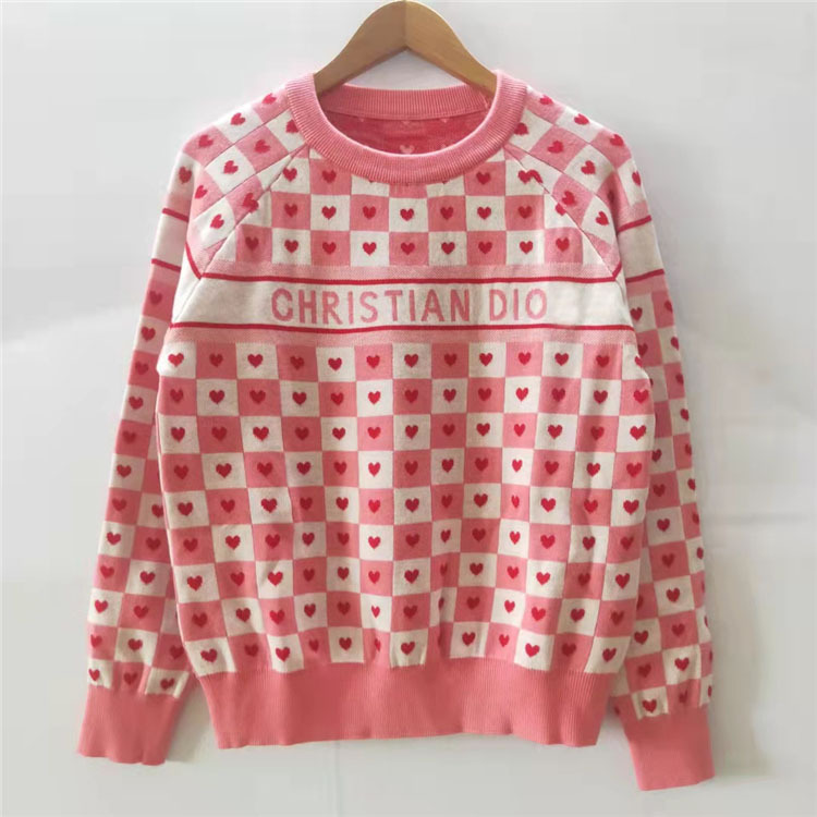 Early autumn new knitwear Korean soft sweet loose design sense niche sweater long sleeve top
