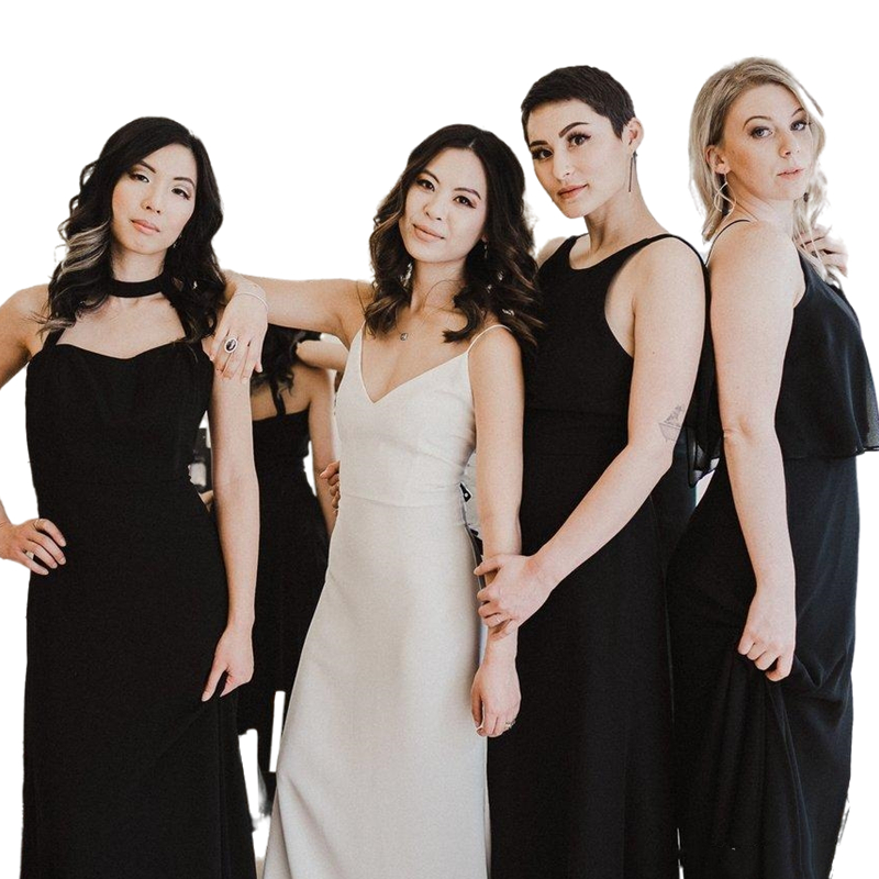 Black Chiffon Bridesmaid Dresses Long 2022 Mix Match Style A Line Halter Wedding Guest Beach Boho Maid Of Honor Dress Plus Size