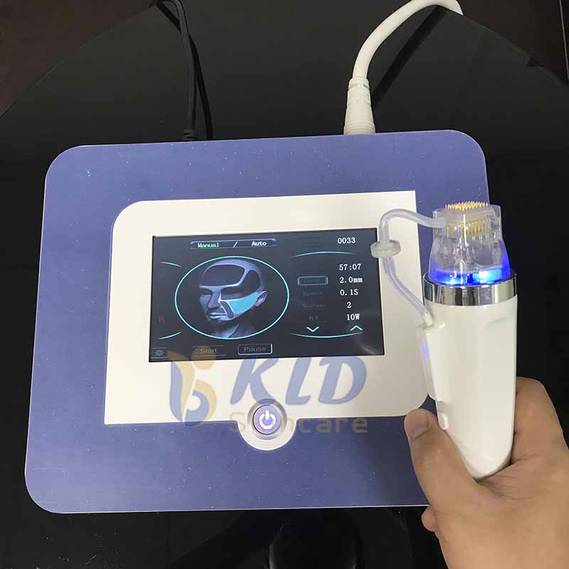 

2021 Fractional RF Microneedle Face Care Gold Micro Needle Skin Rollar Acne Scar Stretch Mark Removal Treatment Professional Beauty Salon Machine
