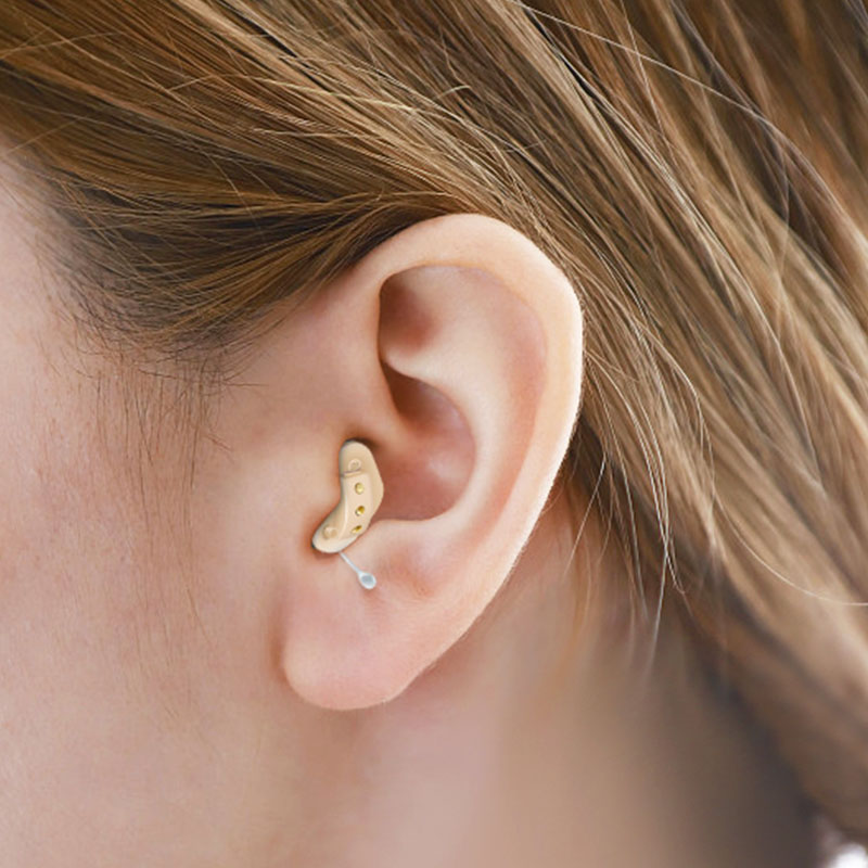 

C55 Rechargeable Hearing Aids Intelligent Audifonos Mini Inner Ear for Elderly Sound Amplifier for Deafness with Charging CaseSc