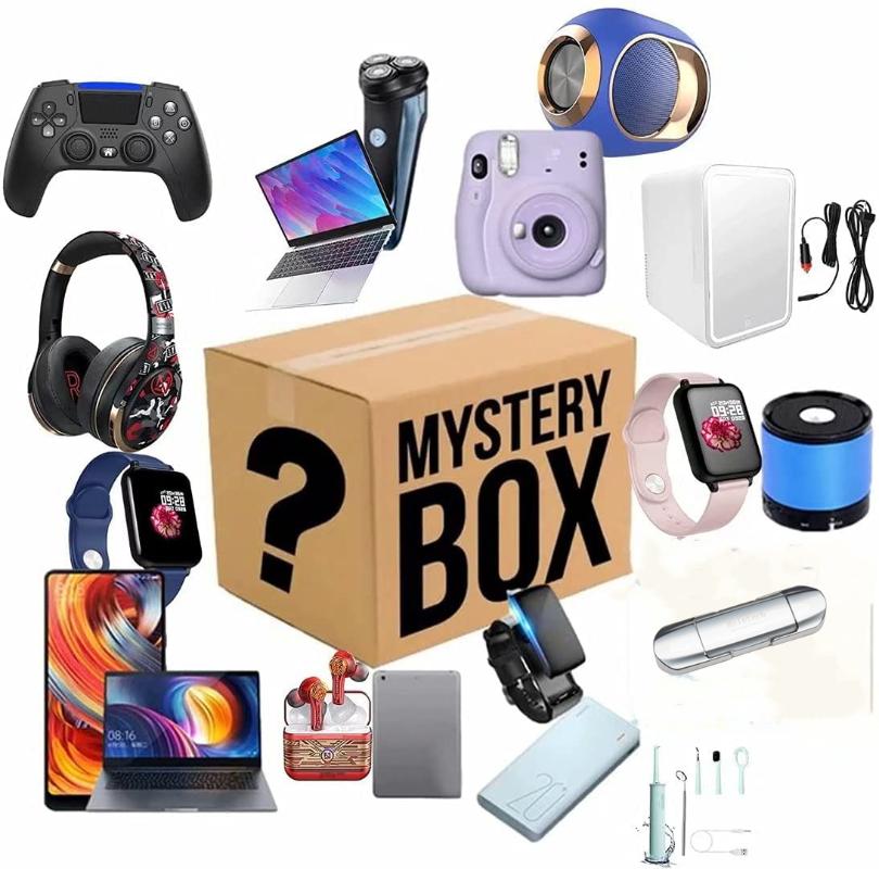 

Gift Wrap Lucky Mystery Boxes,Mysterious Random Products,There Is A Chance To Open:Such As Drones,Smart Watches,Gamepad,Anything Possible