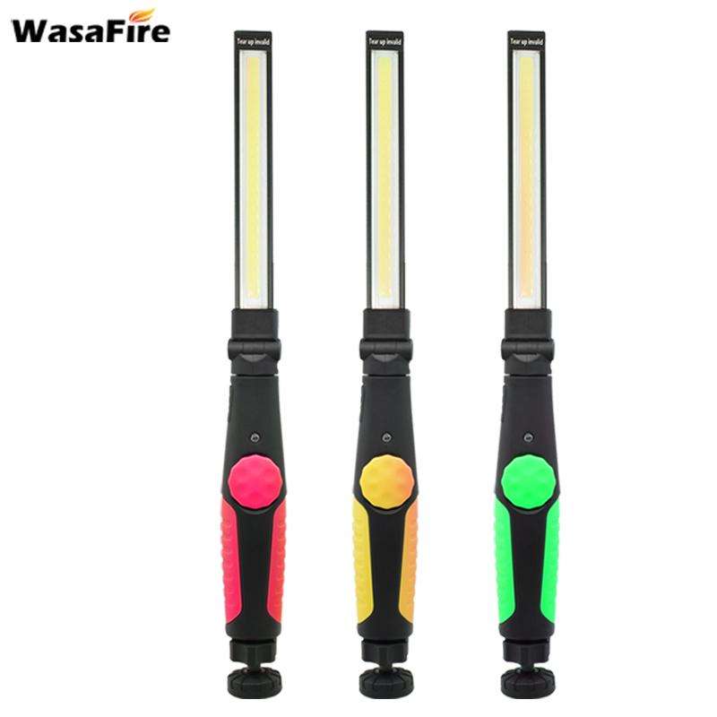 

Portable USB Rechargeable Light Built-in Battery COB Hanging Hook Lamp LED Slim Work For Car Repair Camping Flashlights Torches