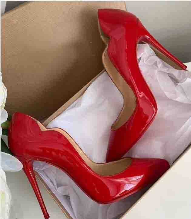 

Luxury designer shoe RED BOTTOM HEELED women Wedding party pump sandal heels Hot-Chick Dress Shoes brand heel lady Sandals genuine Leather classic style