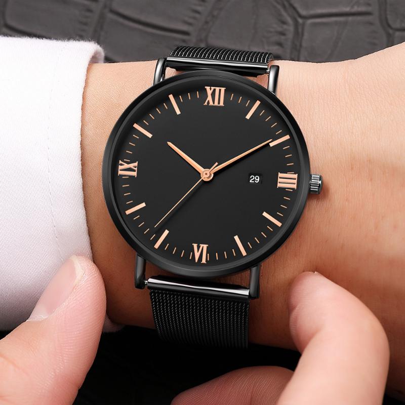 

Wristwatches Luxury Quartz Ultrathin Leisure Stainless Steel Dial Band Wrist Watch Women Watches Relogio Masculino Cool Feminino