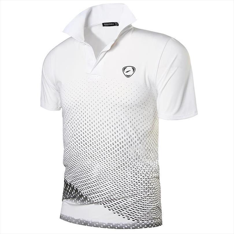 

jeansian sport tee shirts men polo poloshirts golf tennis badminton dry fit short sleeve lsl195 whiteblack2, White;black
