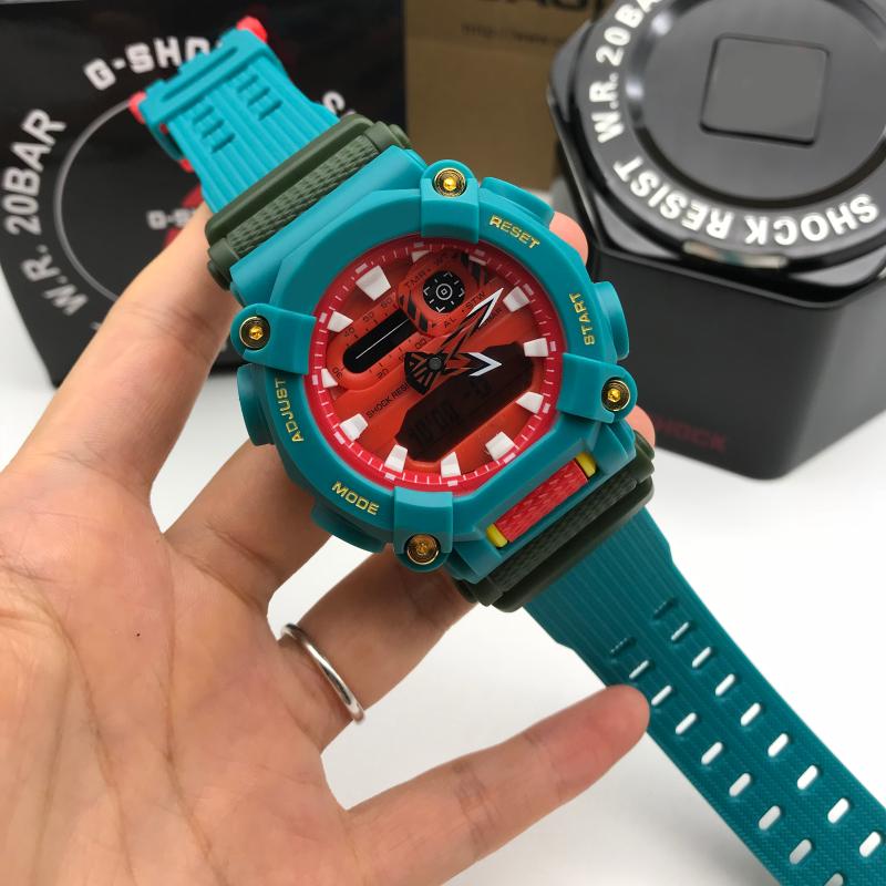 Wristwatches The Chinese Dragon Watch Man Ga900 Quartz Sports Wristwatch LED Digital World Time Automatic Ga110 Watches High Quanlity