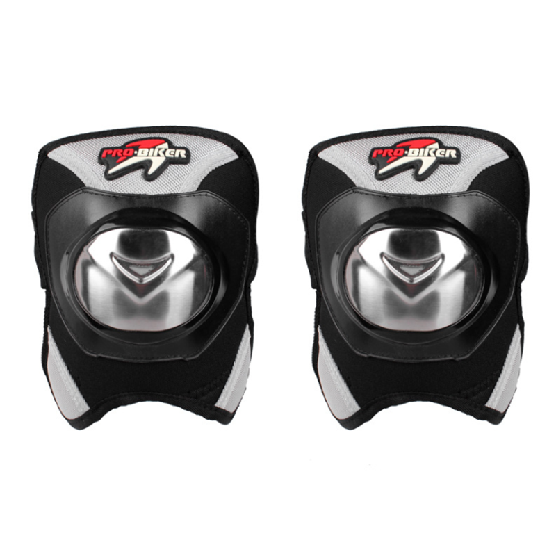 

Motorcycle Armor Knee Pads And Elbow Short Four-piece Anti-fall Equipment Wear-resistant Stainless Steel Safety Protection