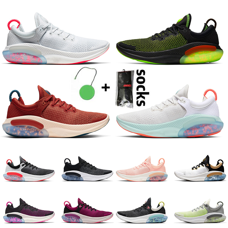 

Men Womens Joyride Run Fly Knit Running Shoes Top Quality Summer Oreo Platinum Tin Breathable Sneakers Trainers University Red Pink Sail Electric Green, A13 36-45 summit white