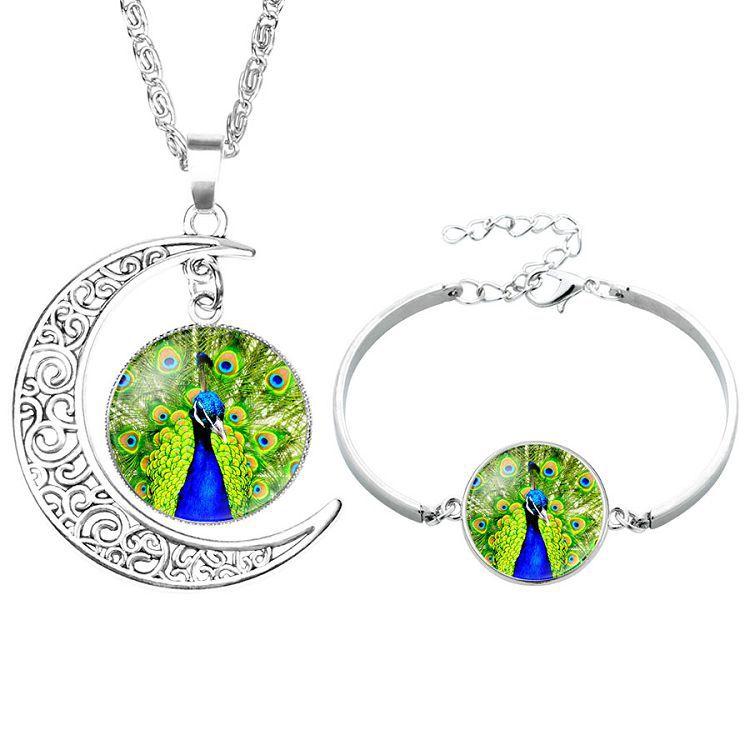 

Earrings & Necklace Jewelry Set Wedding Sets Jewellery Necklaces For Women, Silver