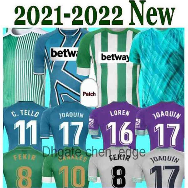 

2021 20 21 REAL Betis soccer Jersey JOAQUIN Loren BOUDEBOUZ BARTRA home away suit CANALES Commemorative Edition Fekir 2022 Men KIDS jerseys, Blue