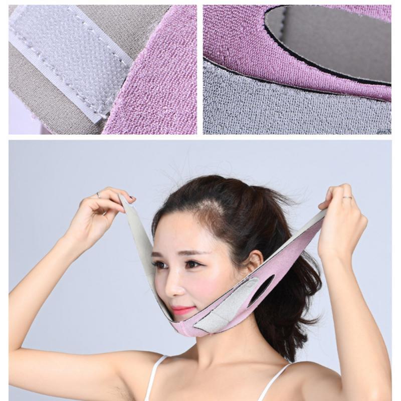Face Slim V-Line Lift Up Thin Belt Mask Cheek Chin Neck Strap Beauty Delicate Facial Thin Face Mask TSLM1-image-692191999