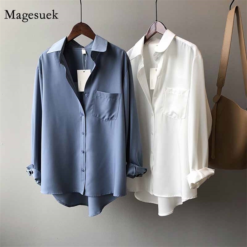 

All Match Vintage Elegant Solid Blusas Blouse Women Korean Style Loose Casual White Tops Autumn Long Sleeve Shirt 11354 210518, Black