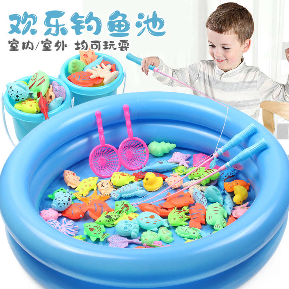 

toy large inflatable magnetic fishing summer swimming baby toys