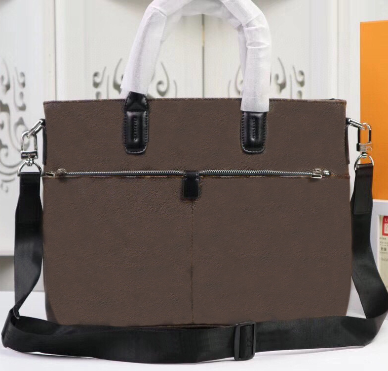 

Men's handbags cowhide trim-silver all-steel hardware-adjustable & detachable woven shoulder strap-two external zipper pockets-iPad bag