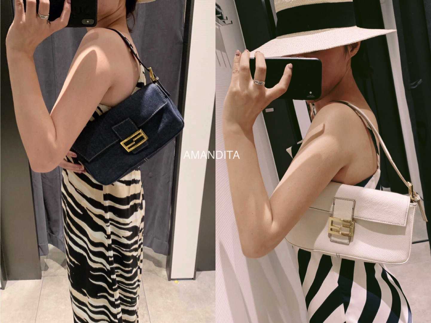 

21 new Medieval bag leather denim sti bag ins net red one shoulder hand bag women