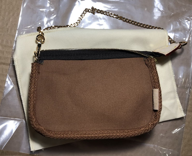 

Brown Flower MO. MINI POCHETTE ACCESSOIRES M58009 or COTTON BAG , Customer order, Customize