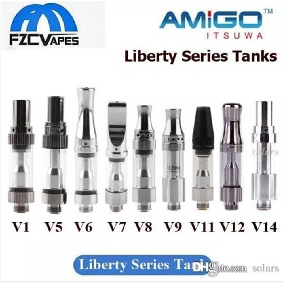 

Authentic Itsuwa Amigo Liberty Cartridge V1 V5 V6 V7 V8 V9 V10 V11 V12 V14 X5 Glass Tank for Thick Oil No Leakage 100% Originala49