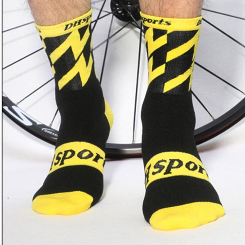 

Men Women Cycling Socks For Bike Sports Compression Professional Running Spin Class Hiking Gym Cool Funny, Black