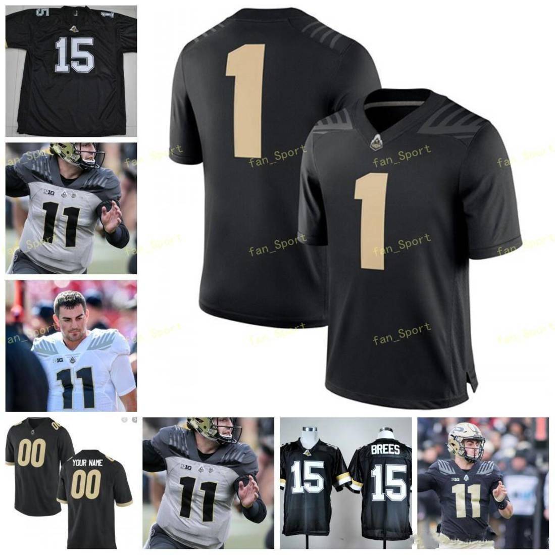 

NCAA College Jerseys Purdue Boilermakers 2 Elijah Sindelar 4 Rondale Moore 11 David Blough 21 Markus Bailey Custom Football Stitched, As