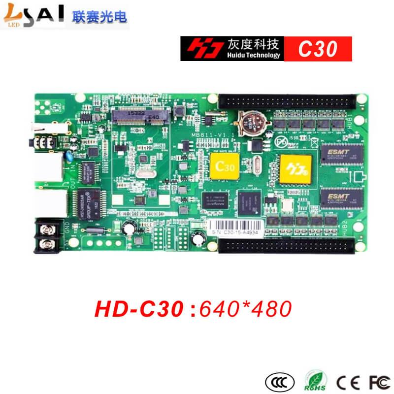 

Full-color Async Controllers C30 Control Range:640*320 2of50PIN LED Modules