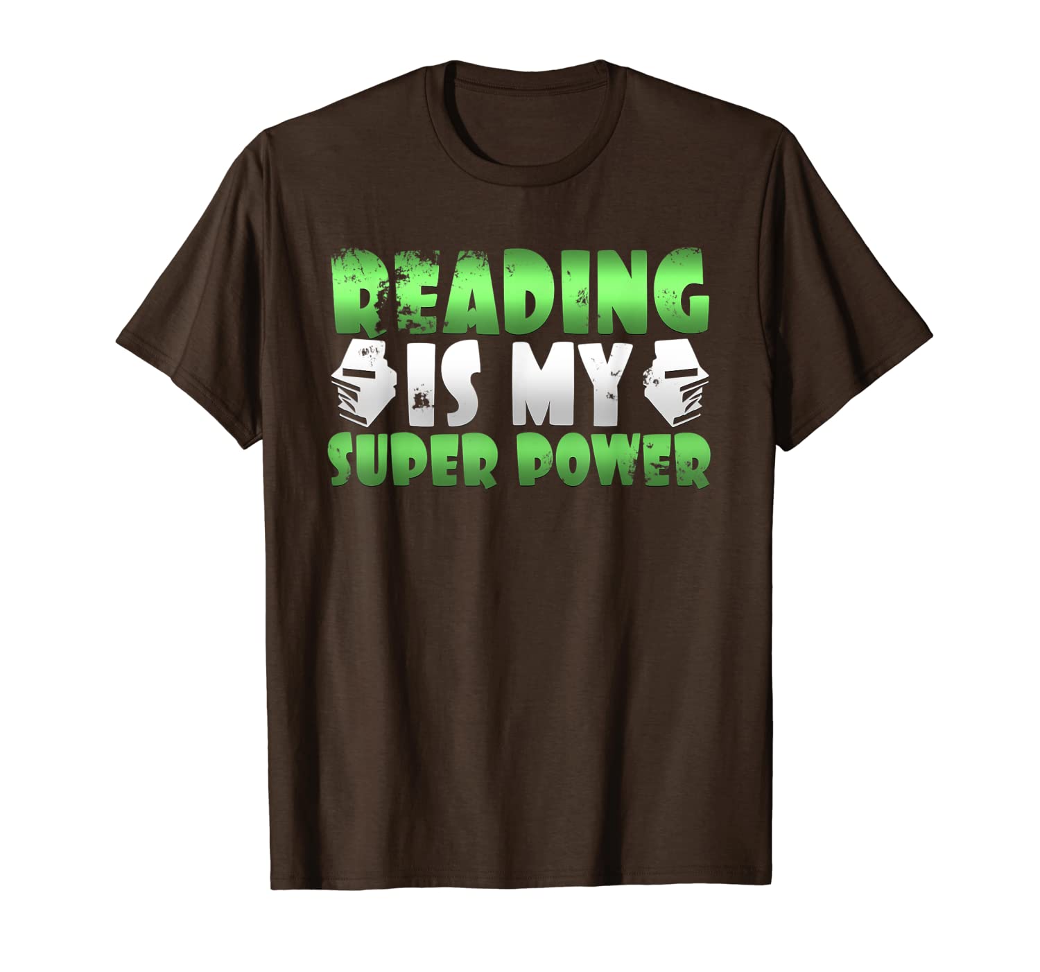 

awesome reading is my super power reader librarian t shirt, White;black