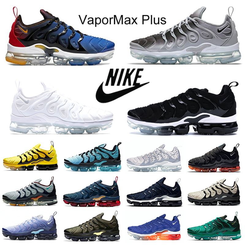 

air VaporMax Plus tn Pure Platinum Atlanta Mens running shoes Black royal worldwide Sunset white light bone men women Big size trainers sports sneakers 36-47, Color#34