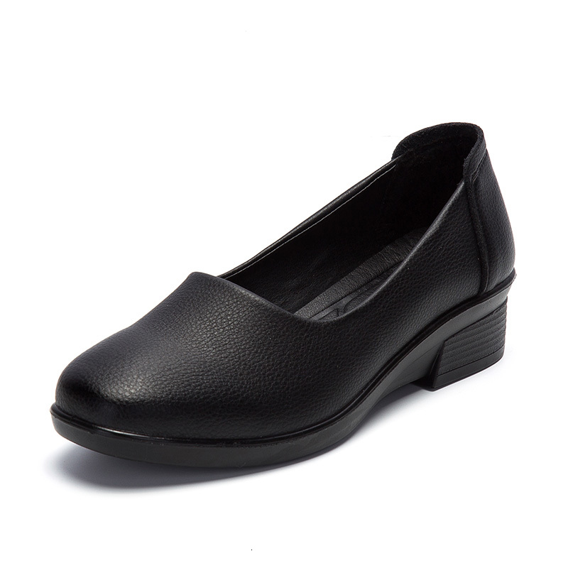 

dress shoes women's casual autumn and spring mother's korean college style loafers * 4xyg, Black