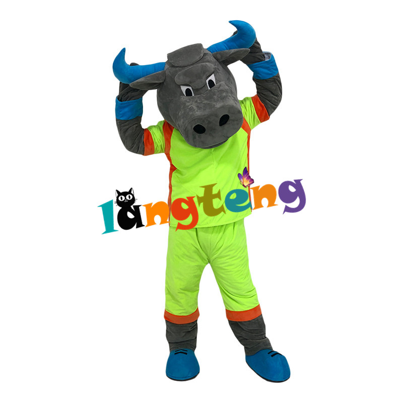 Mascot Costumes1226 Cow Ox Cattle Halloween Adult Party Fancy Dress Dairy Mascot Costume Halloween-image-747356821