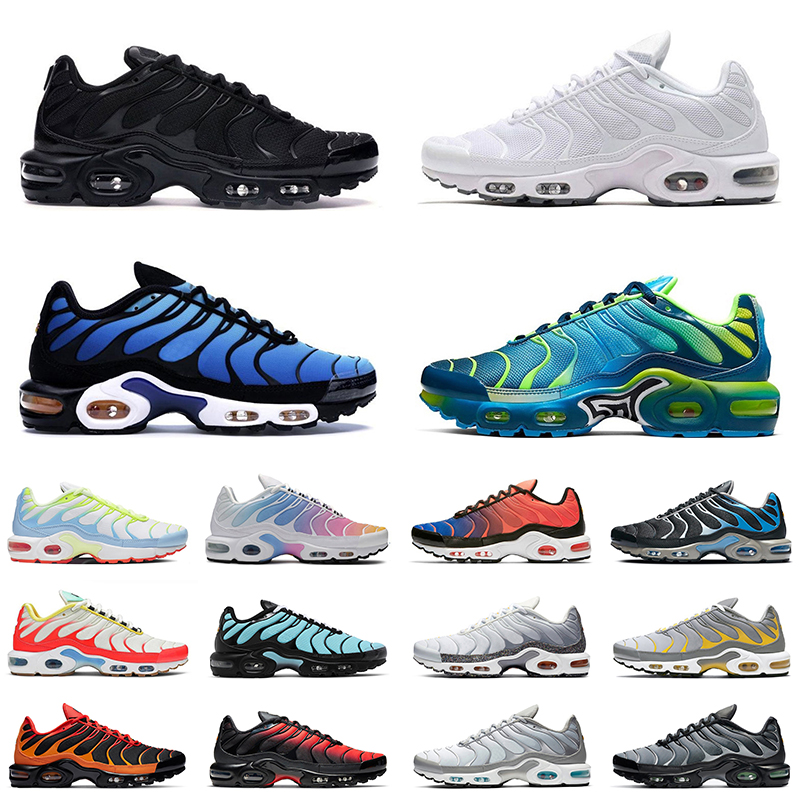 

tn plus Fade Blue Hero Volt men women Running Shoes trainers Hyper blue Rainbow Crater Triple White Voltage Purple Wolf Grey mens outdoor sneakers, # 36