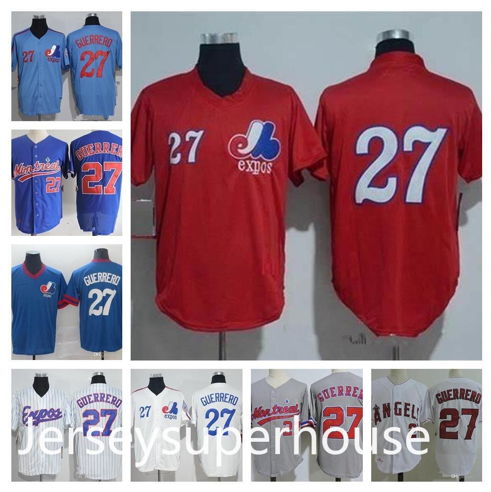 

Baseball Hall Of Fame Montreal Expos #27 Vladimir Guerrero Jersey Mens Women Youth 1982 Vintage Mesh BP 2004 Retro Kids Shirts, Colour 9