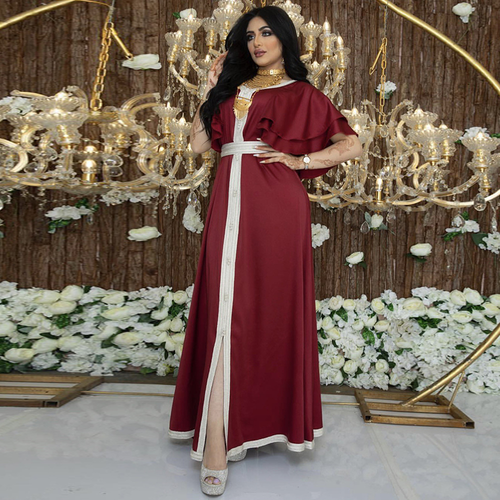 

Abaya Dubai Turkey Arabic Hijab Muslim Satin Dress Islam Clothing Dinner Dresses Abayas For Women Robe Femme Musulman De Mode