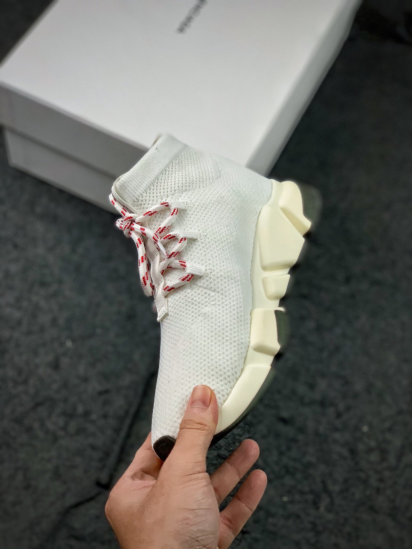 

[Shipped ASAP] designer men womens speed trainer sock boots socks boots casual shoes shoe runners runner sneakers 36-45 #2021#, Black