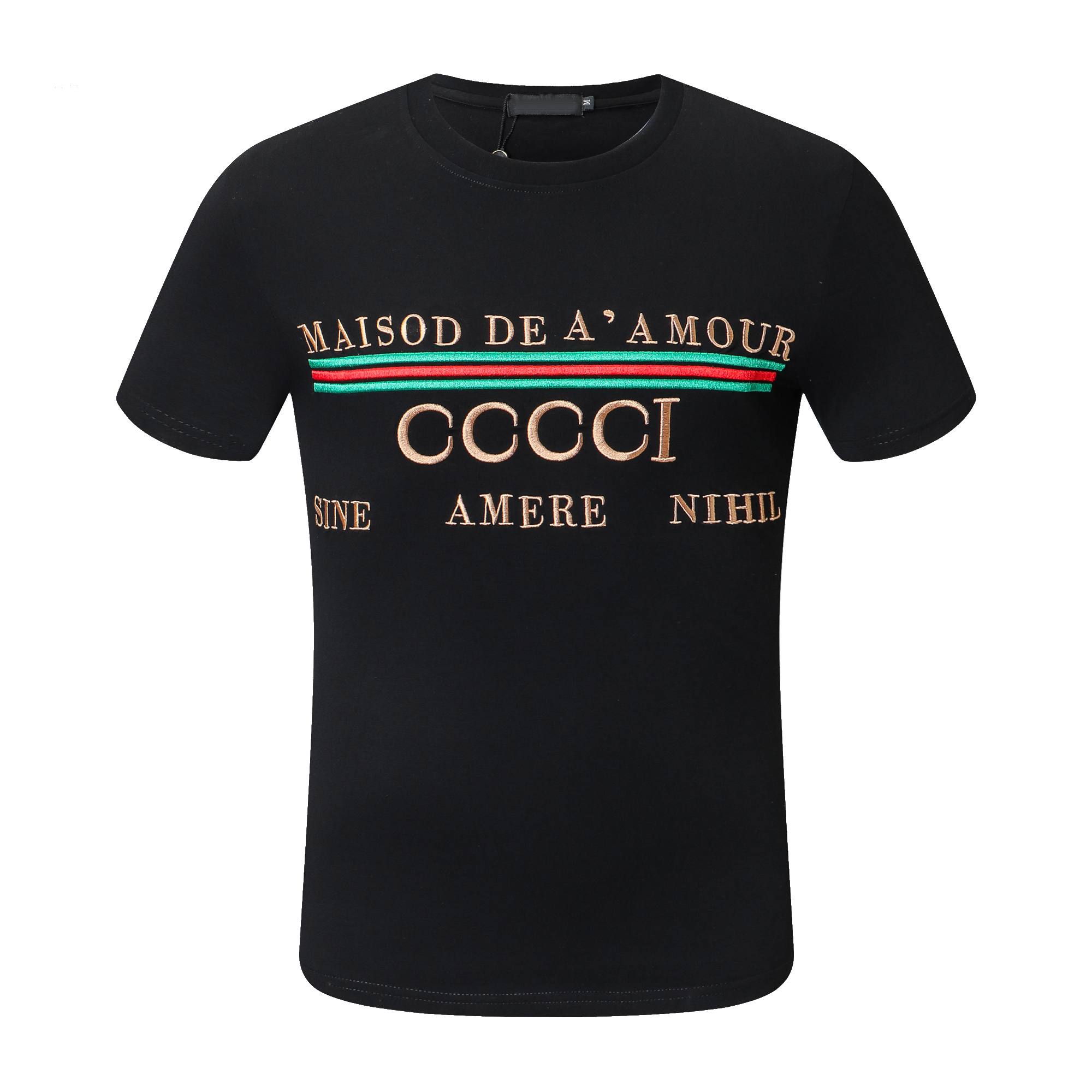 

Luxury designer Casual mens T shirt Handbags Fashion New a Wear designer Short sleeve 100% cotton high quality wholesale M-3XL#10, White