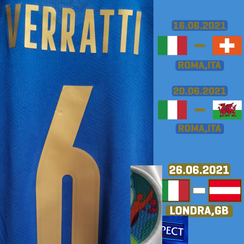 

Home Textile 2021 Player Issue Spinazzola Maillot Chiesa Verratti Insigne Immobile Jorginho Bonucci With Vs Game MatchDetails Tuta da calcio Soccer Patch Badge, #17 immobile