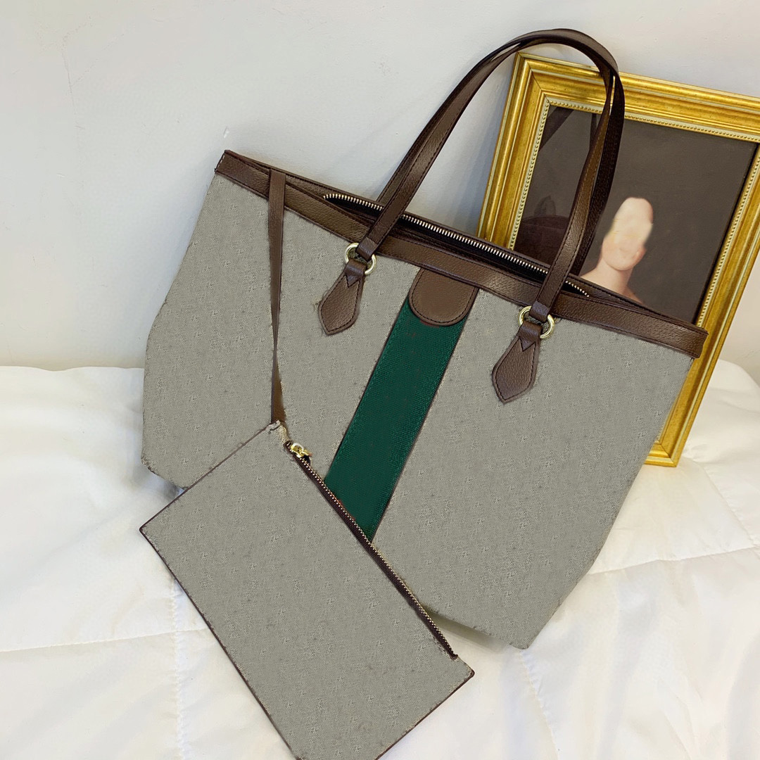 

Wholesale luxury handbags shopping bags top canvas material shoulder bag large capacity messenger sack casual style design, Box