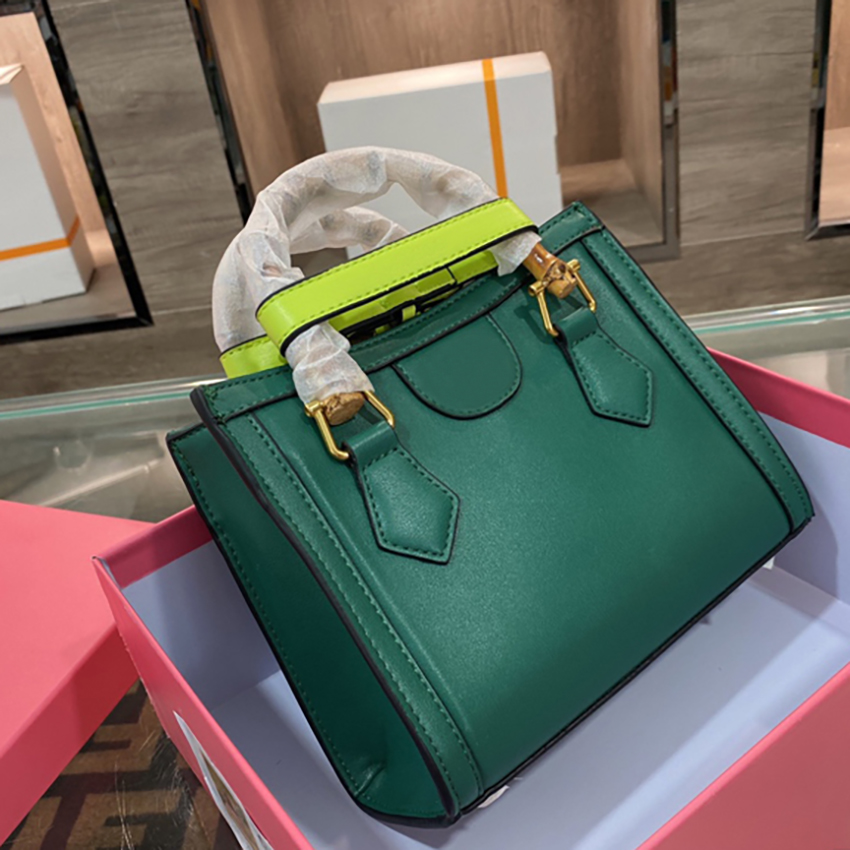 

Fashion Women Luxury Designer Bags Leather Totes Bamboo 1947 High Quality cowhide Bags Messenger Crossbody Shoulder Bag Wallet 003, Dust bag