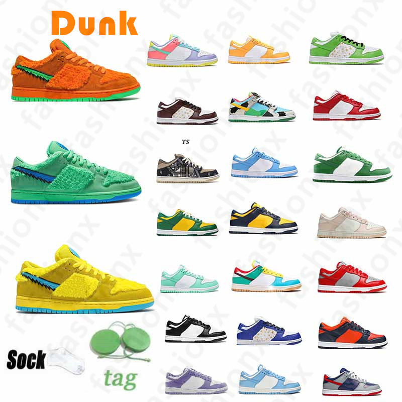 

SB Dunk low running shoes men women dunks Shoe Skateboard Chunky Dunky Orange Pearl Photon Dust UNC Chicago Coast Celtlc Syracuse mens sports trainers sneakers, I need look more product picture