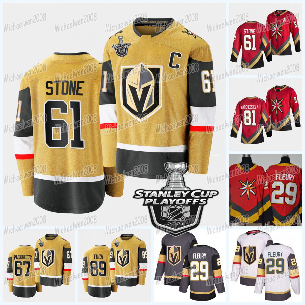 

Vegas Golden Knights 2021 Stanley Cup Playoffs Jersey William Karlsson Alex Pietrangelo Marc-Andre Fleury Mark Stone Max Pacioretty Smith Marchessault Tuch, Women 2021 stanley cup patch