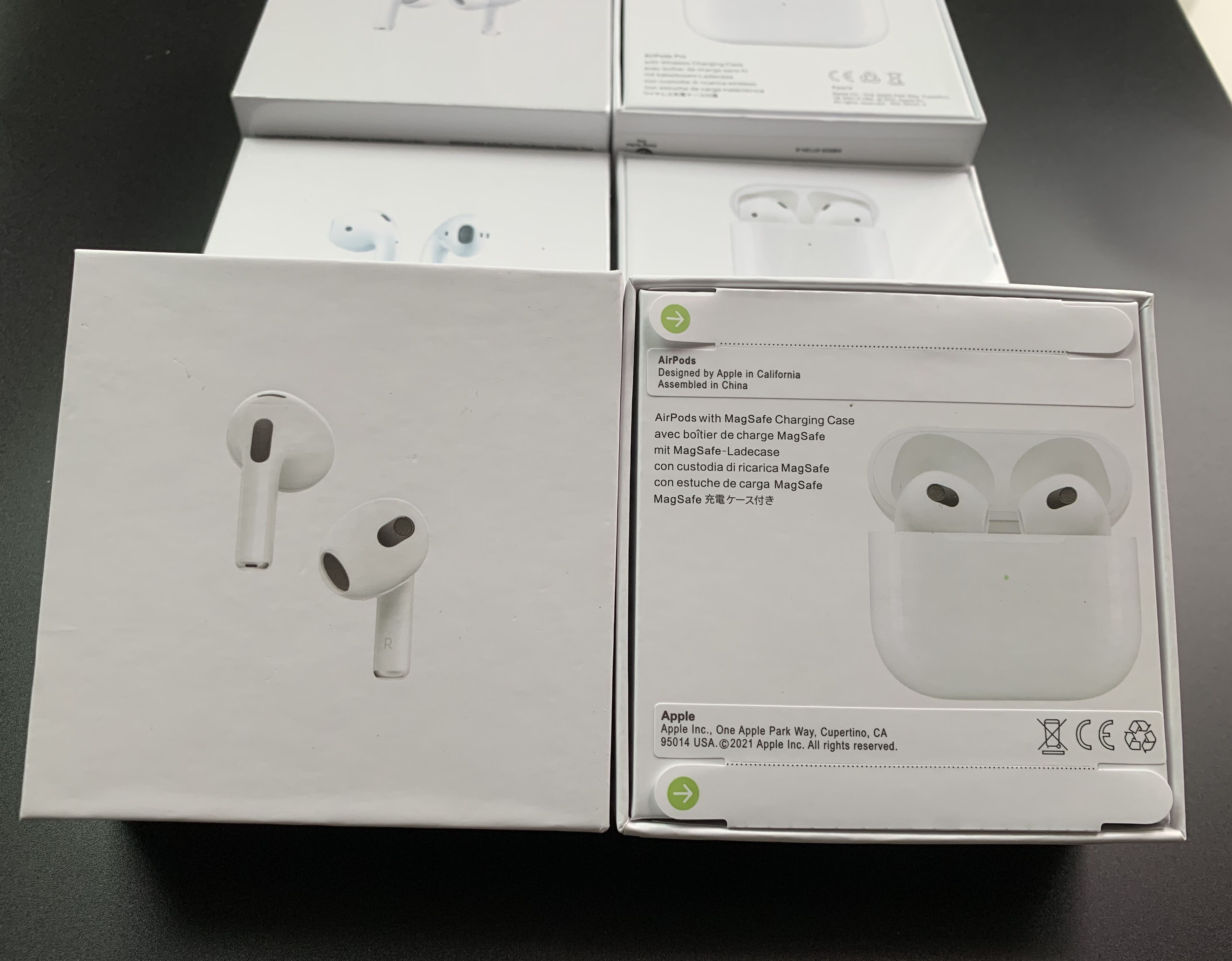 

5pcs HIGH QUALITY AirPods Pro 3rd Wirless Earphones real serial NO. Metal Hinge cases Rename GPS Wireless Charging Bluetooth Headphones with In-Ear Detection, Valid serial number