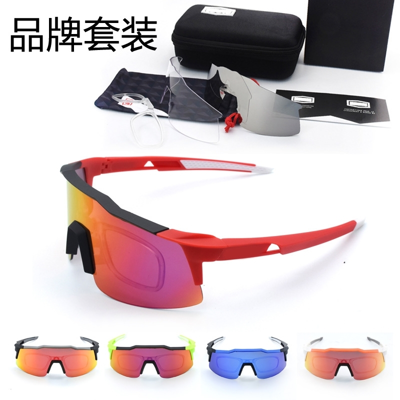 

100% riding Glasses 3 Pack S1 Mountain Bike Sunglasses set windproof goggles