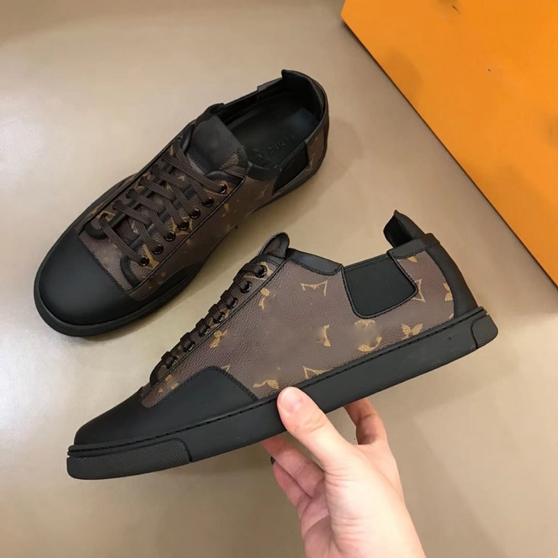 

NEW 2021 Designer business flat fashion black casual men's shoes size 38-44